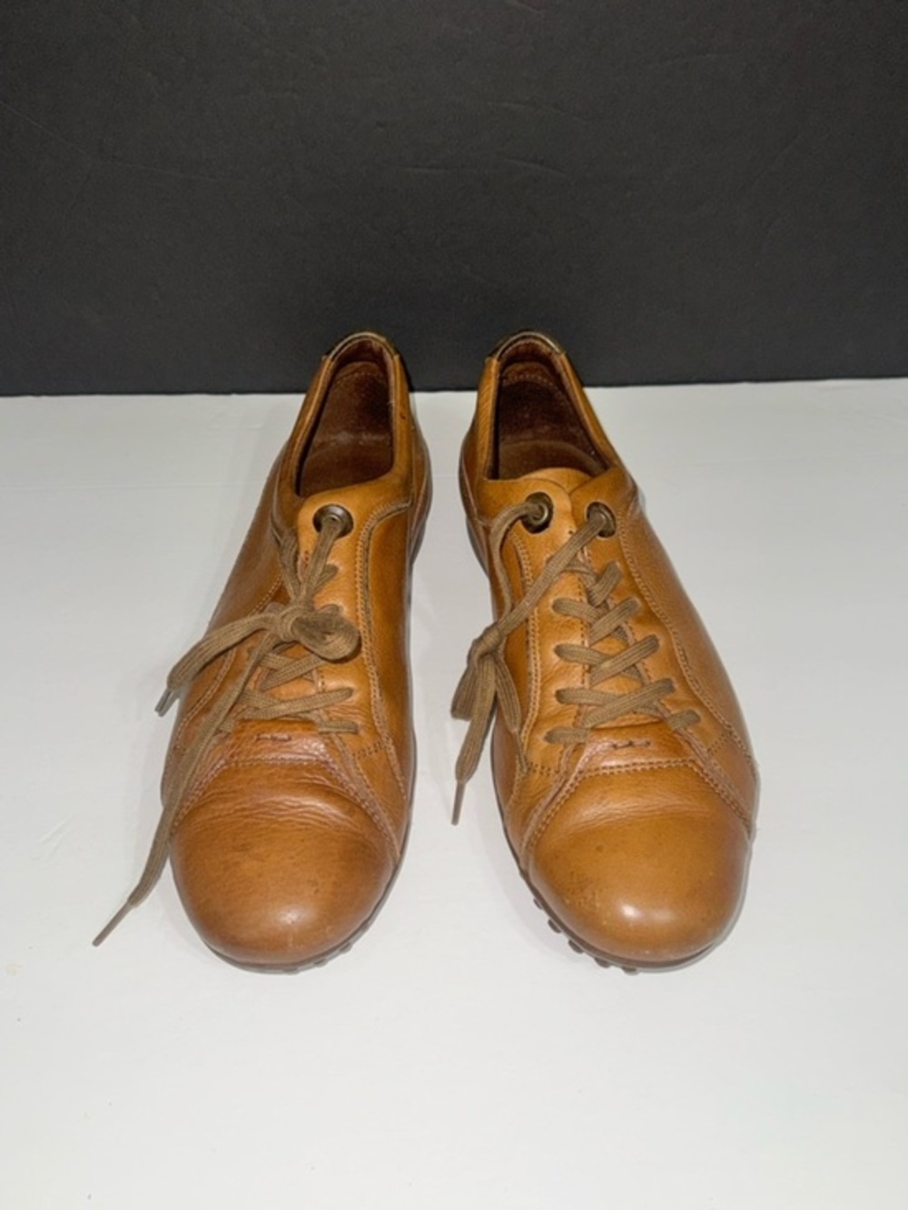 Massimo Dutti I Men’s I Lace-up shoes I Cognac Leather I Gum Soles